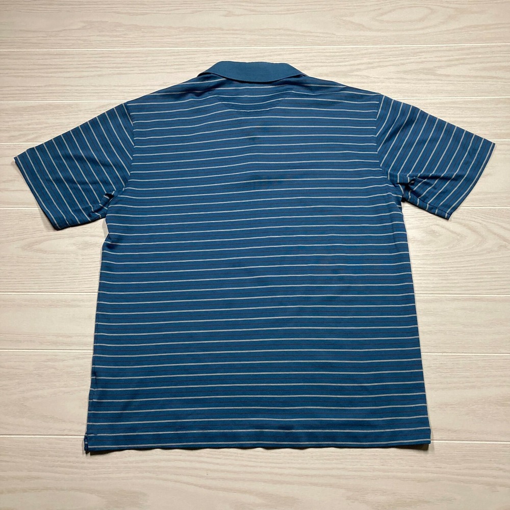 2 Nike Men's Tiger Woods Collection FitDry Polo Shirts Striped Size Large - Picture 3 of 9